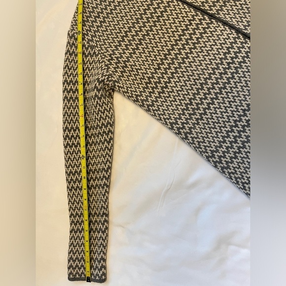 COCOGIO Zig Zag Pattern Grey Cream Neutral Open Front Cardigan Coat Made Italy - Picture 12 of 13